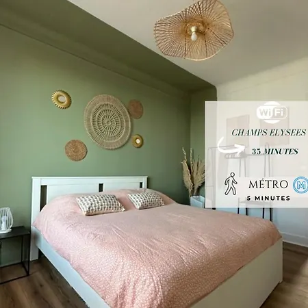 Apartment New Near Paris Metro L13 *